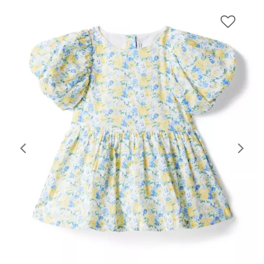The Fleur O’Clock Dress with Matching Hat by Janie and Jack